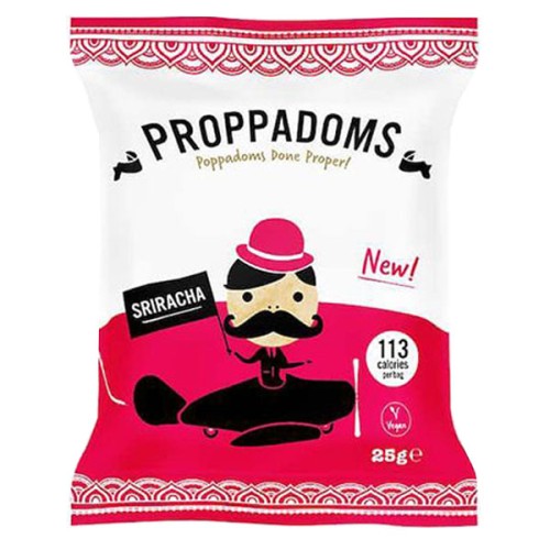 Proppadoms - Sriracha - 12x25g PK12