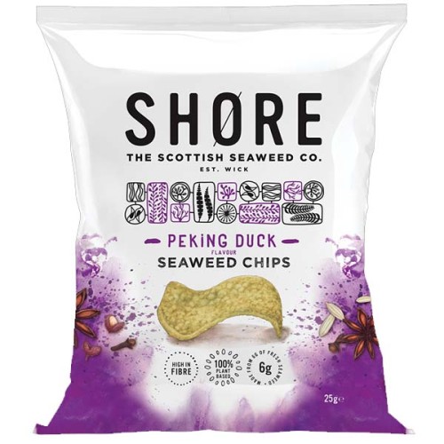 SHORE - Seaweed Chips - Peking Duck - 24x25g PK24