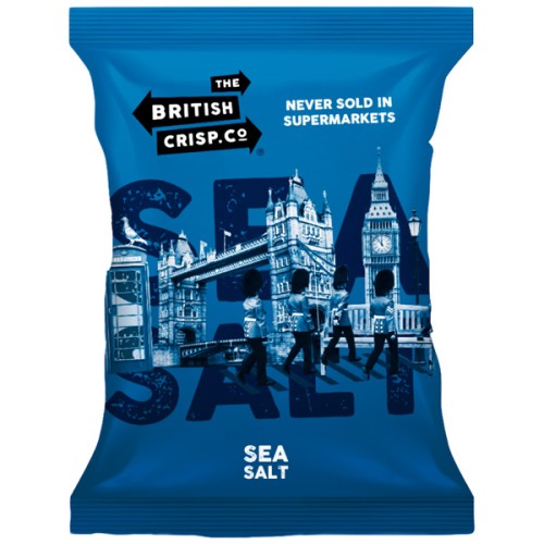 British Crisps - Sea Salt - 36x40g PK36