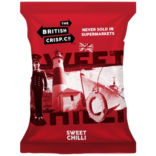 British Crisps - Sweet Chilli - 36x40g PK36