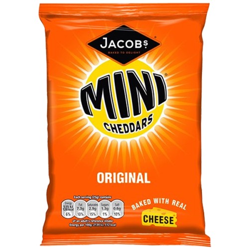 Mini Cheddars - Original - Grab Bag - 30x45g PK30