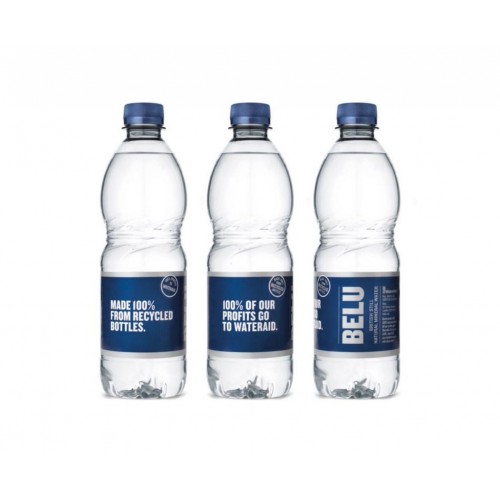 Belu 50cl still water clear plastic bottle - pack 24