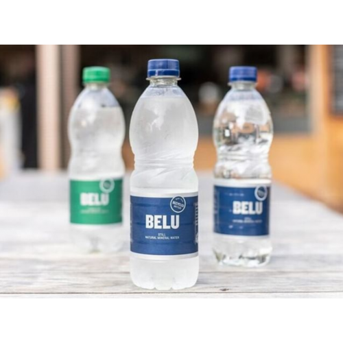 Belu 50cl sparkling water green top plastic bottle - pack 24
