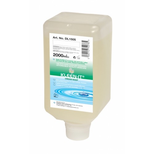 Hanzl KLEEN-IT 2L Soft Bottle - Light Duty Hand & Body Soap (Pack of 6)