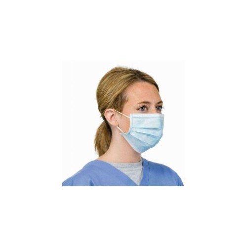 Non-Woven 3-Ply Blue Disposable Surgical Face Mask