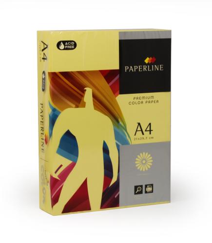 Paperline Color Canary (Pastel Yellow)  80gsm A4 - Box of 5 Reams