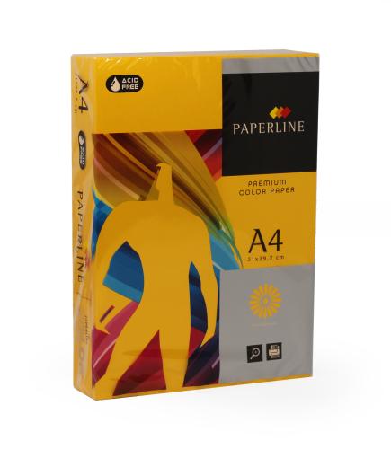 Paperline Color Gold (Intense Yellow) 80gsm A4 - Box of 5 Reams