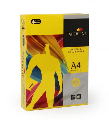 Paperline Color Lemon (Intense Yellow) 80gsm A4 - Box of 5 Reams
