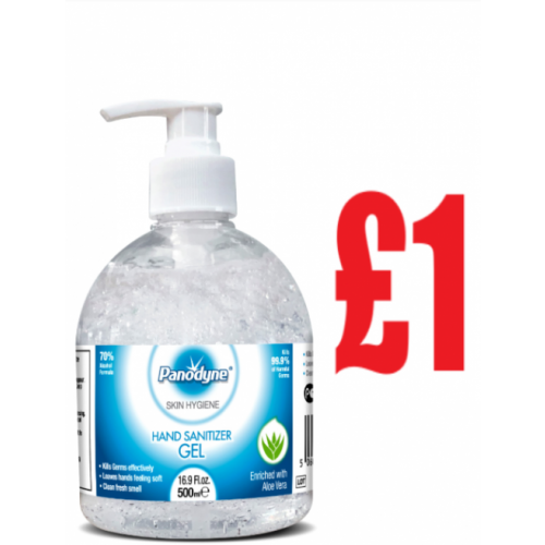 Panodyne Hand Sanitiser 500ml Pump Bottle Pack of 24