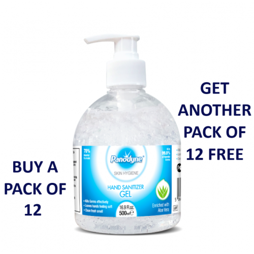 Hand Sanitiser 500ml Pump Bottle (Pack of 12)
