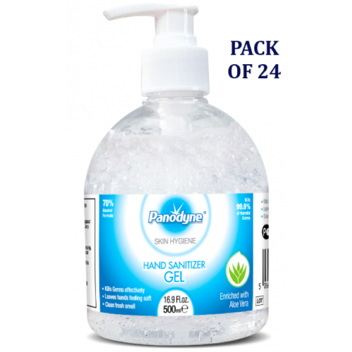 Hand Sanitiser 500ml Pump Bottle 70% Alcohol Pack of 24