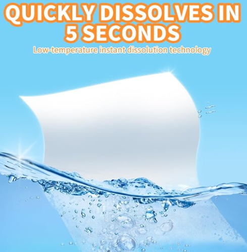 BP0101874 | Transform Your Laundry Routine into an EcoConscious ExperienceSay goodbye to messy spills, heavy jugs, and wasteful plastic bottles. Our innovative Laundry Detergent Sheets deliver professional grade cleaning power in a revolutionary, planet friendly format that fits perfectly into your sustainable lifestyle.Why Customers Love Making the Switch:Space Saving Convenience: No more bulky detergent containers cluttering your laundry room. These ultracompact sheets stack neatly in your cabinet, drawer, or even your suitcase—perfect for travel and small living spaces.Zero Plastic Waste: Join the ecorevolution with packaging that's completely plasticfree. Every sheet you use is a vote for cleaner oceans and a healthier planet for future generations.Incredible Value: With 240 full loads from a single pack, you're getting months of fresh, clean laundry without the constant trips to the store. That's more time for what truly matters in your life.Fresh Linen Bliss: Enjoy the crisp, clean scent of linedried linens with every wash. Your clothes will smell naturally fresh without overwhelming artificial fragrances.Universal Compatibility: Works flawlessly in any washing machine—HE or traditional—and in any water temperature above 15c. No guessing, no measuring, no mess.Whether you're tackling everyday laundry or tough stains, these sheets make clean living effortless. Make the smart switch today and discover how easy it is to care for your clothes and the environment.