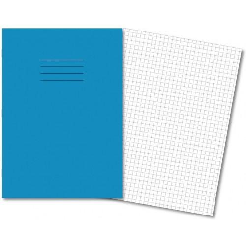 Exercise Book A4 80 Pages 75G 7Mm Squared Light Blue Boxed 50