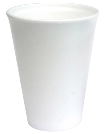 7oz White Foam Cups - 950 cups (38 Sleeves of 25 cups)