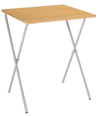 Four Legged Folding Exam Desk