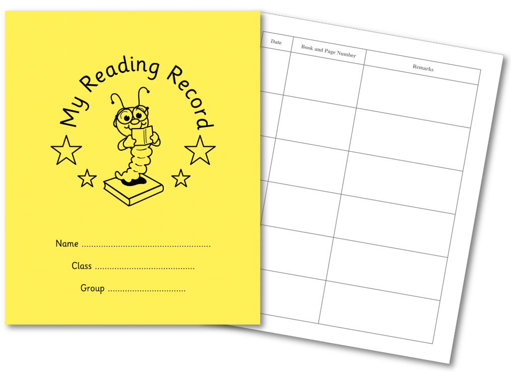 Reading Record Book 203X165 40P 75G YELLOW
