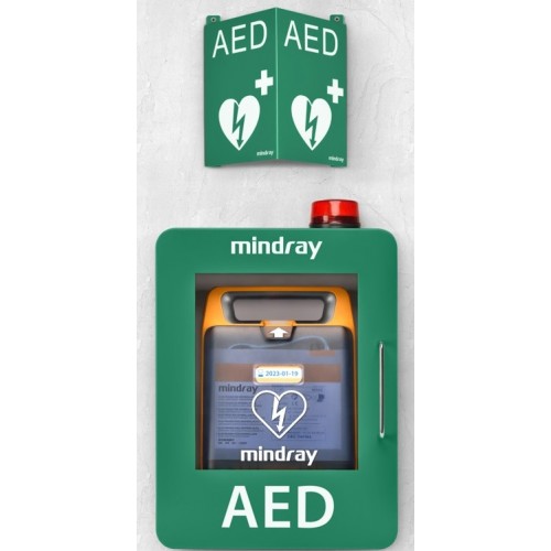 Wall Cabinet Alarm and Sign for BeneHeart C Defibrillator
