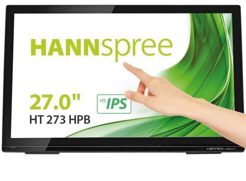 Hannspree HT273HPB computer monitor 68.6 cm (27") 1920 x 1080 pixels Full HD LED Touchscreen Tabletop Black