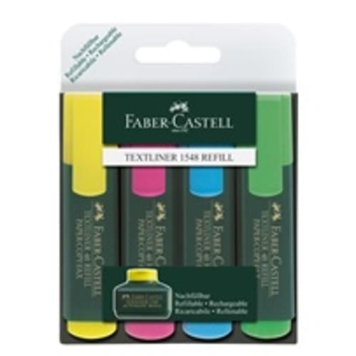 Faber Hilighters Asst [Pack 4]