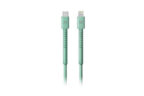USB-C - Apple Lightning Fabriq cable - 1.5m - Misty Mint