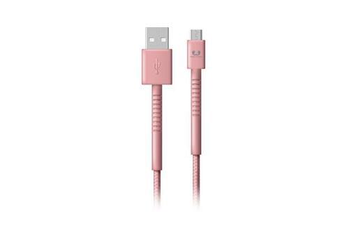 USB - Micro USB Fabriq cable - 1.5m - Dusty Pink