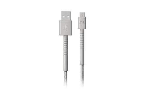 USB - Micro USB Fabriq cable - 3.0m - Ice Grey