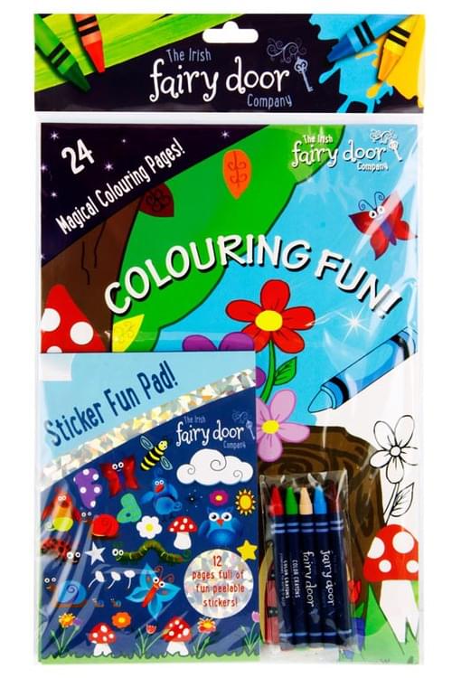 Irish Fairy Door - Sticker & Colouring Book Fun