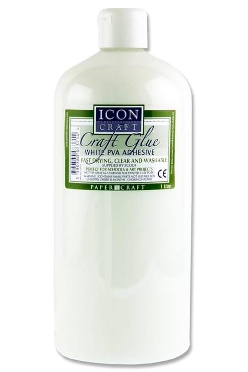 Icon Craft Pva Craft Glue - 1Ltr