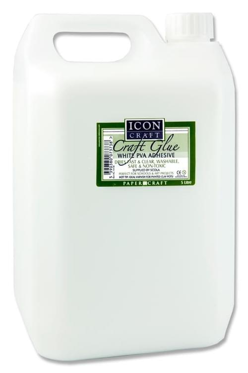 Icon Craft Pva Craft Glue - 5Ltr