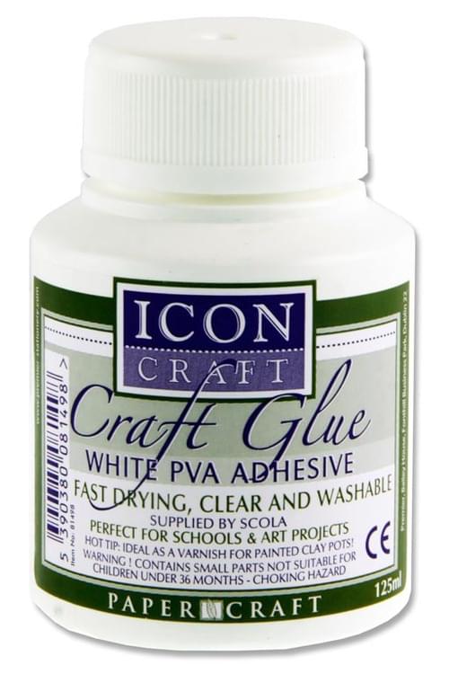 Icon Craft 125Ml Pva Craft Glue W/Brush