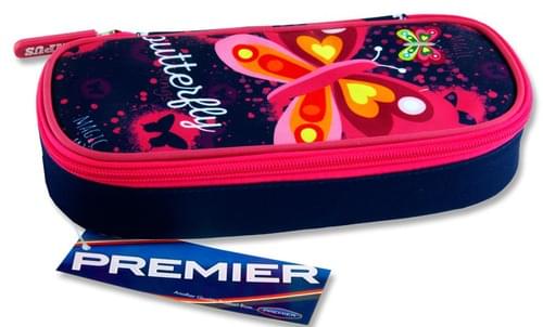 Premier Oval Pencil Case - Butterfly
