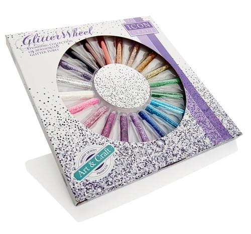Icon Craft 20X8G Tubes Glitter Wheel