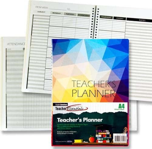 Student Solutions A4 Teacher'S Planner - Bright