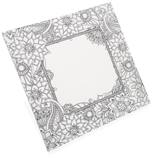 Icon 300X300Mm Colour My Canvas - Floral Frame