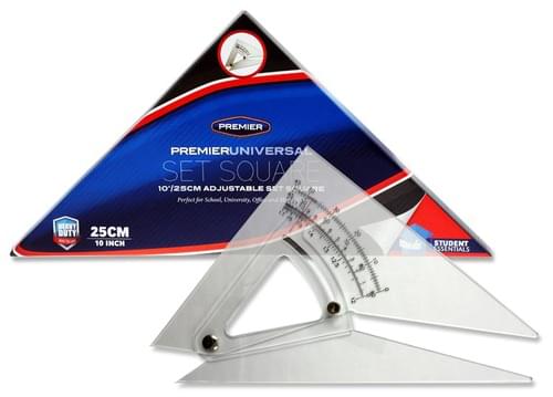 Premier Universal10"/25Cm Adjustable Set Square