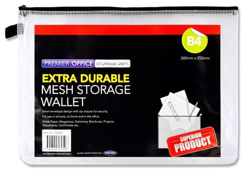 Premto B4 Extra Durable Expanding Wallet- Clear Pearl