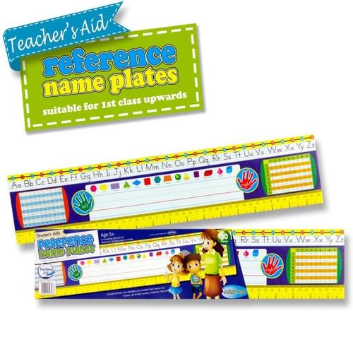 Clever Kidz Teacher'S Aid Reference Name Plates 3.75"X18" - 1St Class +