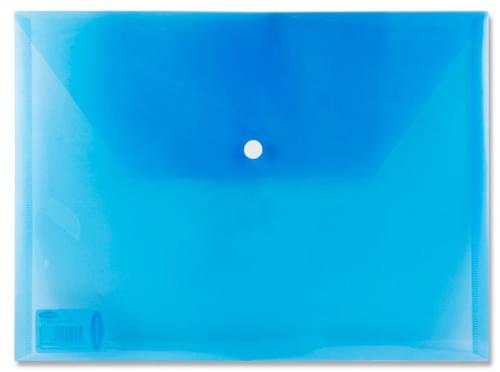 Premier A4 Button Wallet Envelope Clear 4 Asst.