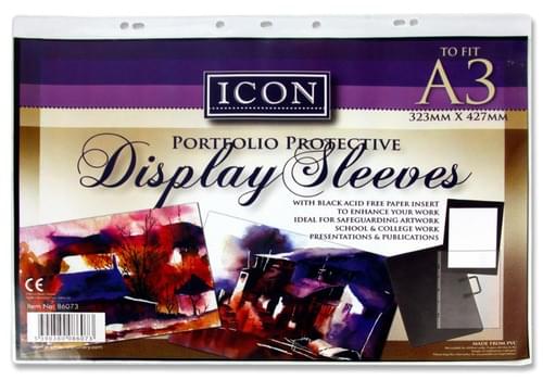 Icon Pocket Display Sleeve For Art Case - A3