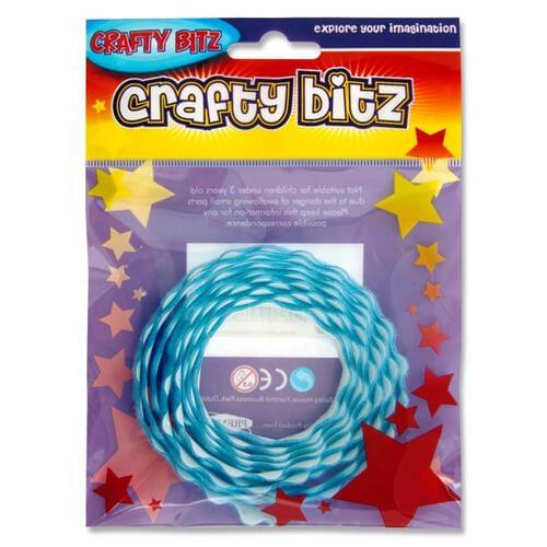 Crafty Bitz Adhesive Felt Ribbon - Blue