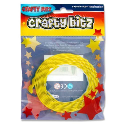Crafty Bitz Adhesive Felt Ribbon - Yellow