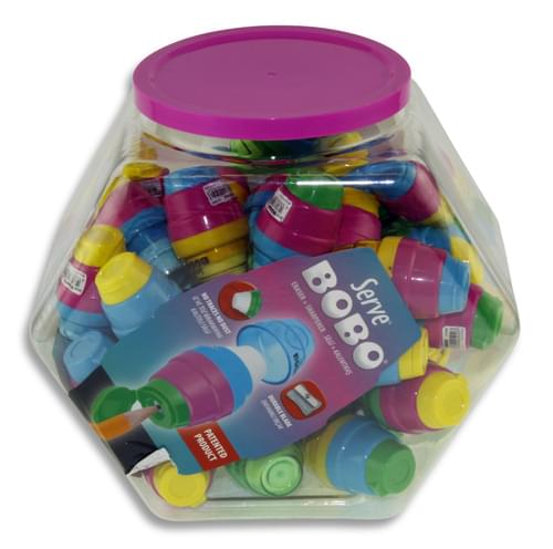 Serve Bobo Eraser & Sharpener 3 Asst.
