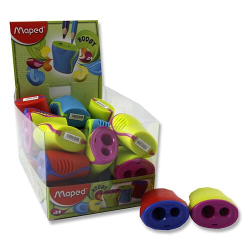 Maped Boogy Twin Hole Pencil Sharpener Asst.