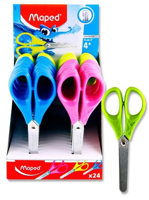 Maped Essentials Symetrical 13Cm/5" School Scissors 3 Asst
