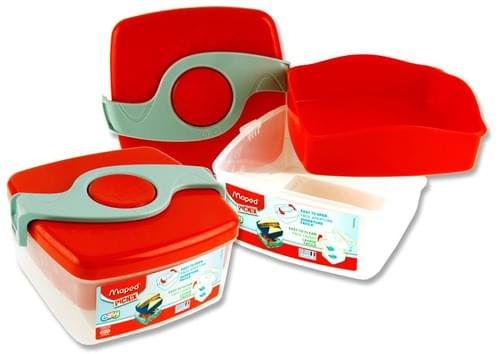Picnik Origins Twist Sandwich Box - Red