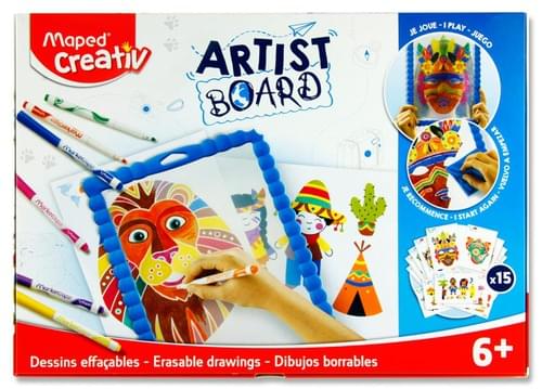 Maped Creativ Artist Board - Erasable Drawings Transparent Board