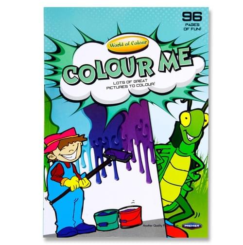 Woc A4 96Pg Colour Me Perforated Colouring Book