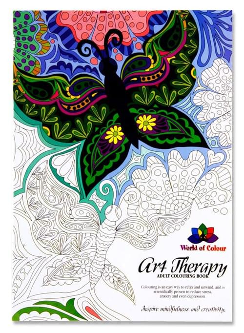 Woc 48Pg Art Therapy Adult Colouring Book