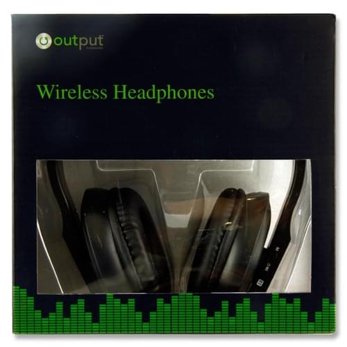 Output Wireless Bluetooth Headphones - Black