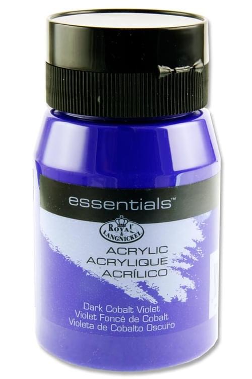 Essentials 500Ml Acrylic Pot - Dark Cobalt Violet
